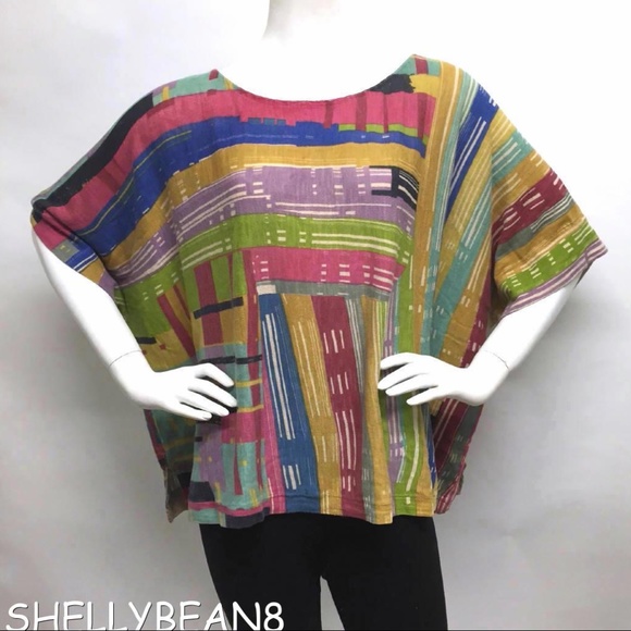 Anthropologie Tops - ANTHROPOLOGIE Sweater POP ART PALETTE Knit Top M L